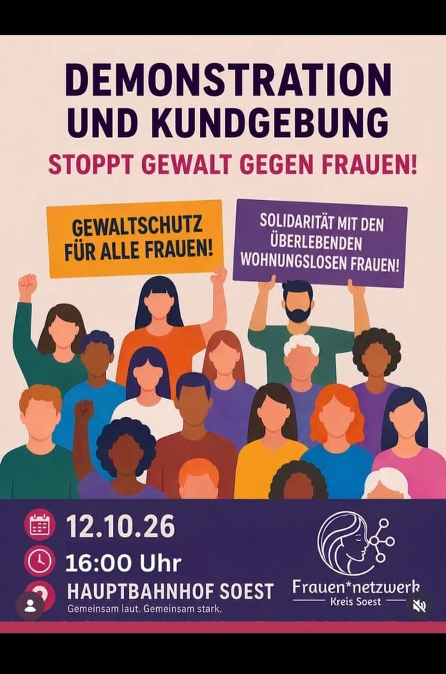 Gewalt gegen Frauen geht uns alle an.